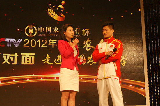 三农人物候选人,2012年伦敦奥运会吕小军。(新浪农业刘万里摄)