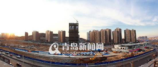 欣欣向荣的青岛中央商务区
