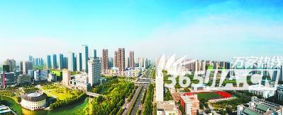 建设中的滨湖新区(资料图片)