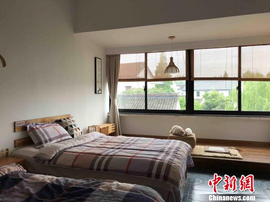 梁家墩已建成的民宿。 张斌 摄 梁家墩已建成的民宿。 张斌 摄
